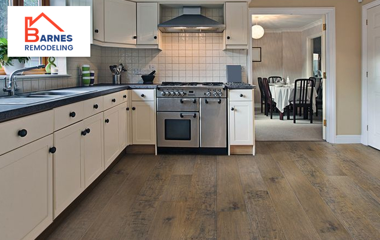 A modern kitchen renovation with budget-friendly materials and design